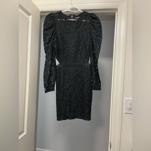 Express black cocktail dress